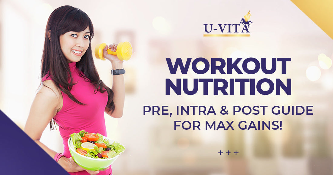 Workout Nutrition: pre, Intra & post guide for max gains